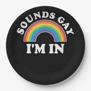 Assiettes En Carton Chemises gay pride Hommes Femmes LGBT Arc En Ciel