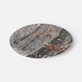 Assiettes En Carton Chênes couverts de neige hiver Photographie de la  (Angle)