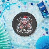 Assiettes En Carton Cher Krampus Je Peux Expliquer Noël Père Noël (Fête)