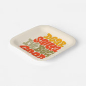 Assiettes En Carton Cher Père Noël, j'ai été bon design (Angulaire)