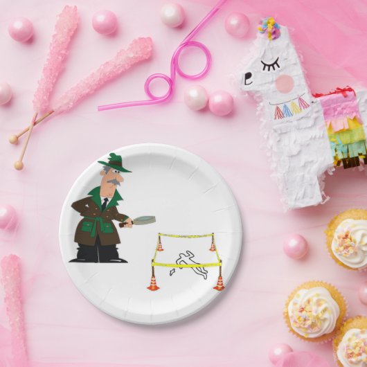 Assiettes En Carton Chercheur des plaques de papier (Fête)