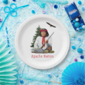 Assiettes En Carton Cherokee (Fête)