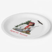 Assiettes En Carton Cherokee (Angle)