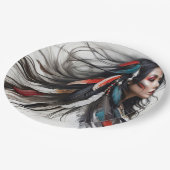Assiettes En Carton Cherokee Pride 4 (Angle)
