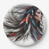 Assiettes En Carton Cherokee Pride 4 (Devant)