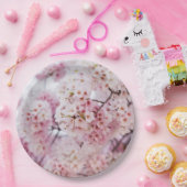 Assiettes En Carton Cherry Blossoms (Fête)