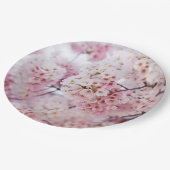 Assiettes En Carton Cherry Blossoms (Angle)
