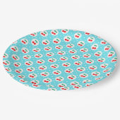 Assiettes En Carton Cherry Dot Motif - Retro Fruit Cadeau & Décor (Angle)