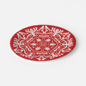 Assiettes En Carton Cherry Mandala (Angle)