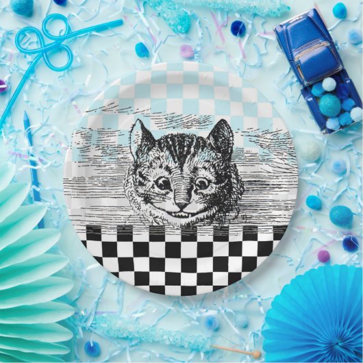 Assiettes En Carton Cheshire Chat 1 (Fête)