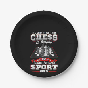 Assiettes En Carton Chess Funny