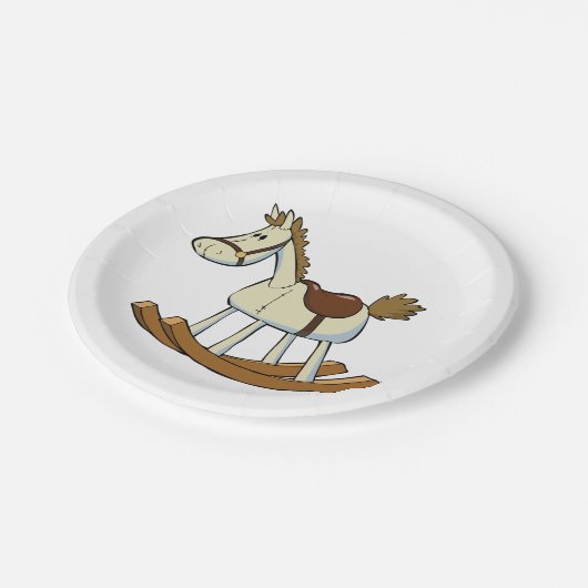 Assiettes En Carton Cheval (Angle)