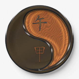 Assiettes En Carton Cheval de Bois