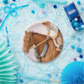 Assiettes En Carton Cheval de course et Jockey (Fête)