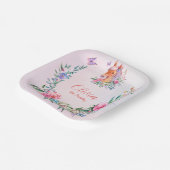 ASSIETTES EN CARTON CHEVAL DE FLEURS B1 (Angulaire)