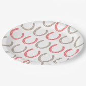 Assiettes En Carton Cheval équestre à thème Chaussures Motif (Angle)