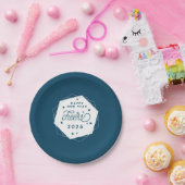 Assiettes En Carton Cheval géométrique | Soirée du Nouvel An (Fête)