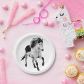Assiettes En Carton Cheval islandais en mouvement (Fête)