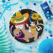 Assiettes En Carton Cheval Joyeux Plaques de papier d'anniversaire (Fête)