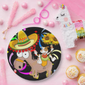 Assiettes En Carton Cheval Joyeux Plaques de papier d'anniversaire (Fête)