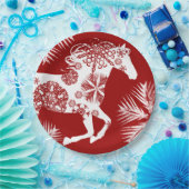 Assiettes En Carton Cheval Lover (Fête)