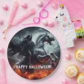 Assiettes En Carton Cheval pâle et la mort Halloween (Fête)