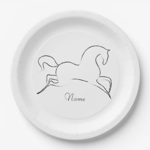 Assiettes En Carton Cheval sauvage Thunder_Cove