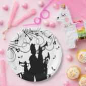 Assiettes En Carton Cheval Section Trumpet Jazz Music (Fête)