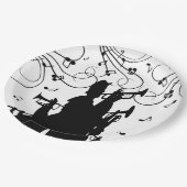 Assiettes En Carton Cheval Section Trumpet Jazz Music (Angle)