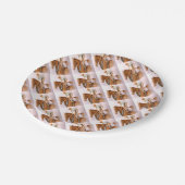 Assiettes En Carton ChevalCourse et Jockey (Angle)