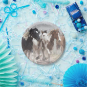 Assiettes En Carton Chevaux de course (Fête)