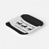 Assiettes En Carton Chevaux Me Rendre Heureux Tu ne fais pas tant de C (Angulaire)