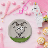 Assiettes En Carton Chèvre ronde (Fête)