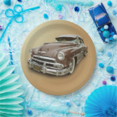 ASSIETTES EN CARTON CHEVROLET 1951 (Fête)