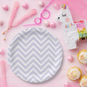 Assiettes En Carton Chevron (Fête)
