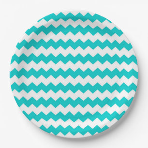 Assiettes En Carton Chevron