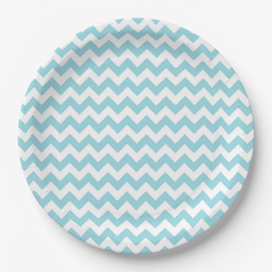 Assiettes En Carton Chevron (Devant)
