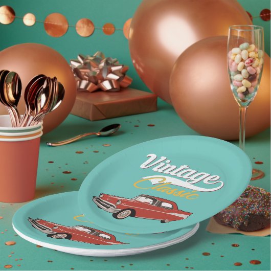 Assiettes En Carton Chevy Belair (Multi)
