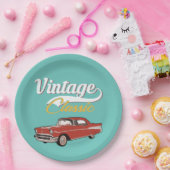 Assiettes En Carton Chevy Belair (Fête)