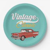 Assiettes En Carton Chevy Belair (Devant)