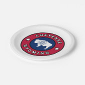 Assiettes En Carton Cheyenne Wyoming (Angle)