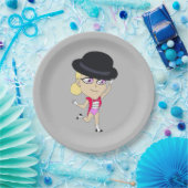 Assiettes En Carton chibi (Fête)