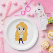 Assiettes En Carton chibi (Fête)