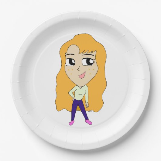 Assiettes En Carton chibi (Devant)