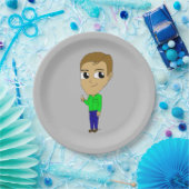 Assiettes En Carton chibi (Fête)