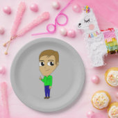 Assiettes En Carton chibi (Fête)