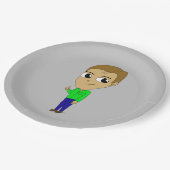 Assiettes En Carton chibi (Angle)
