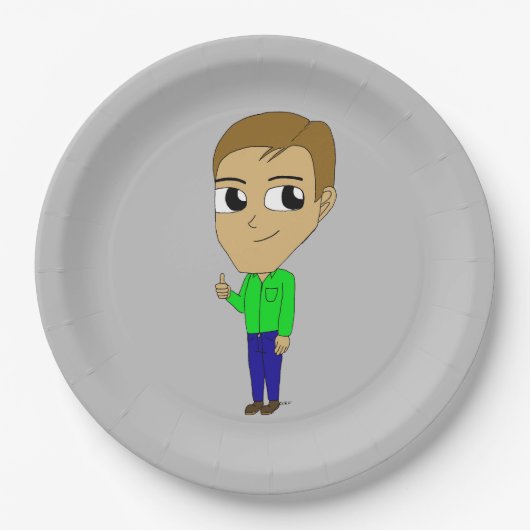 Assiettes En Carton chibi (Devant)