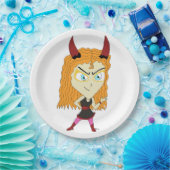 Assiettes En Carton chibi (Fête)