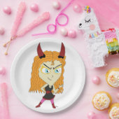 Assiettes En Carton chibi (Fête)
